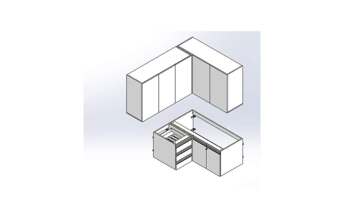 Cuisine conçue en 3D par BUTEC