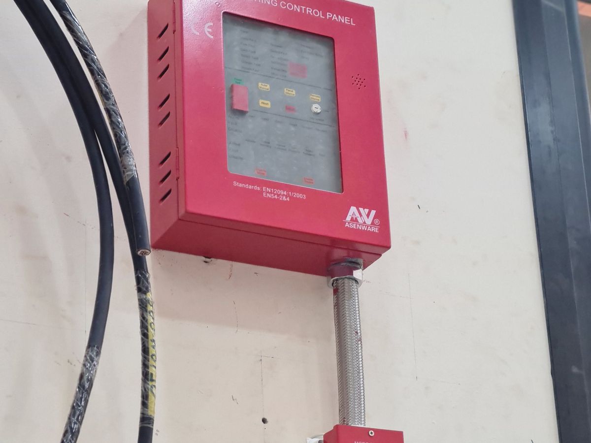 Centrale de détection incendie installée