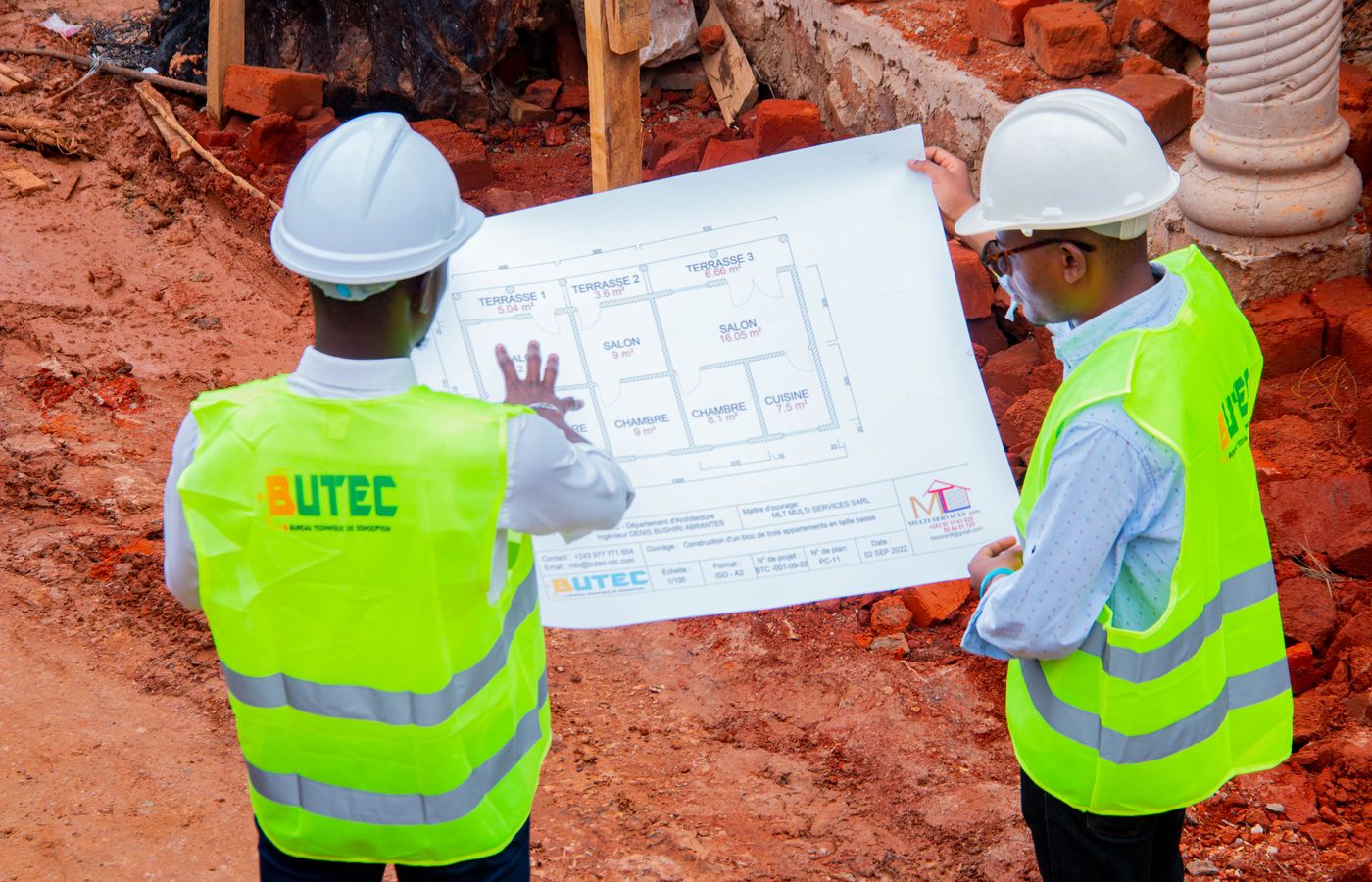 Équipe BUTEC sur un chantier
